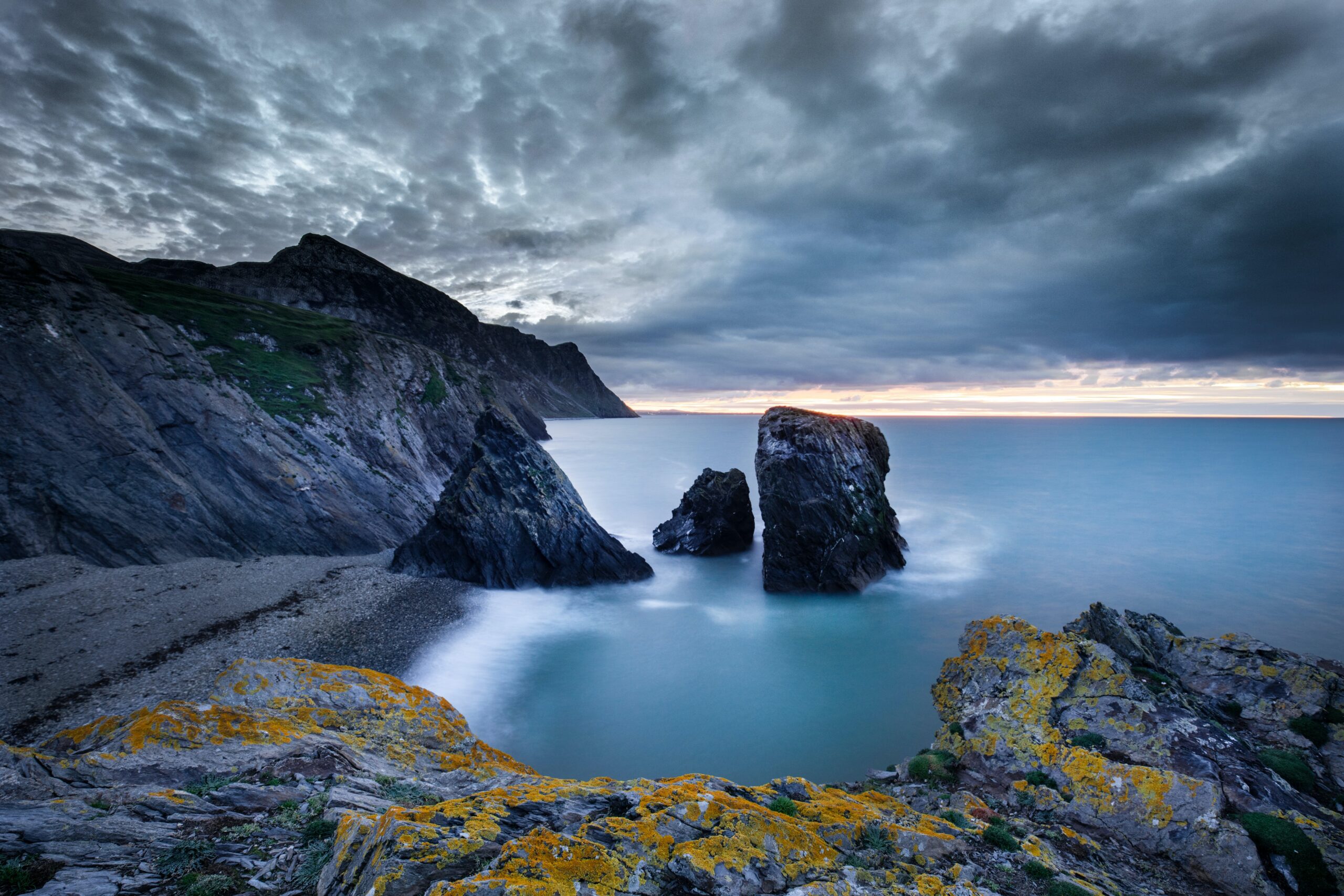 A beautiful picture of the Welsh coastline